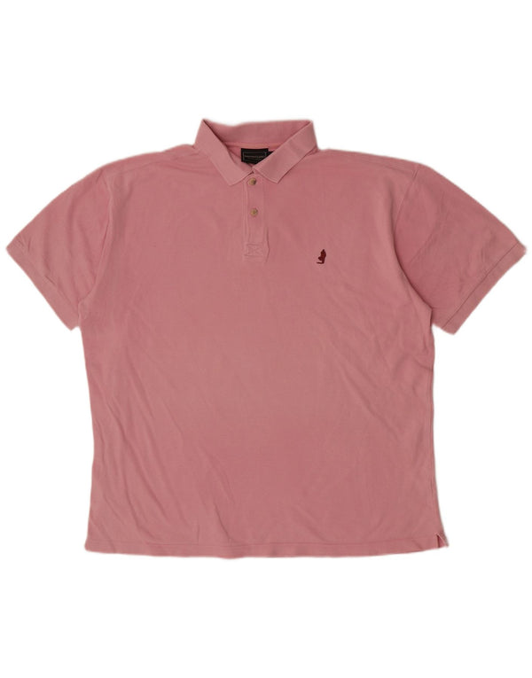 Męska koszulka polo Marlboro Classics 2XL, różowa, bawełniana