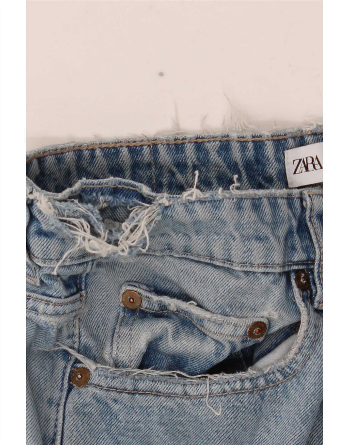 Damskie proste dżinsy Zara EU 40 Medium W30 L30 Niebieskie