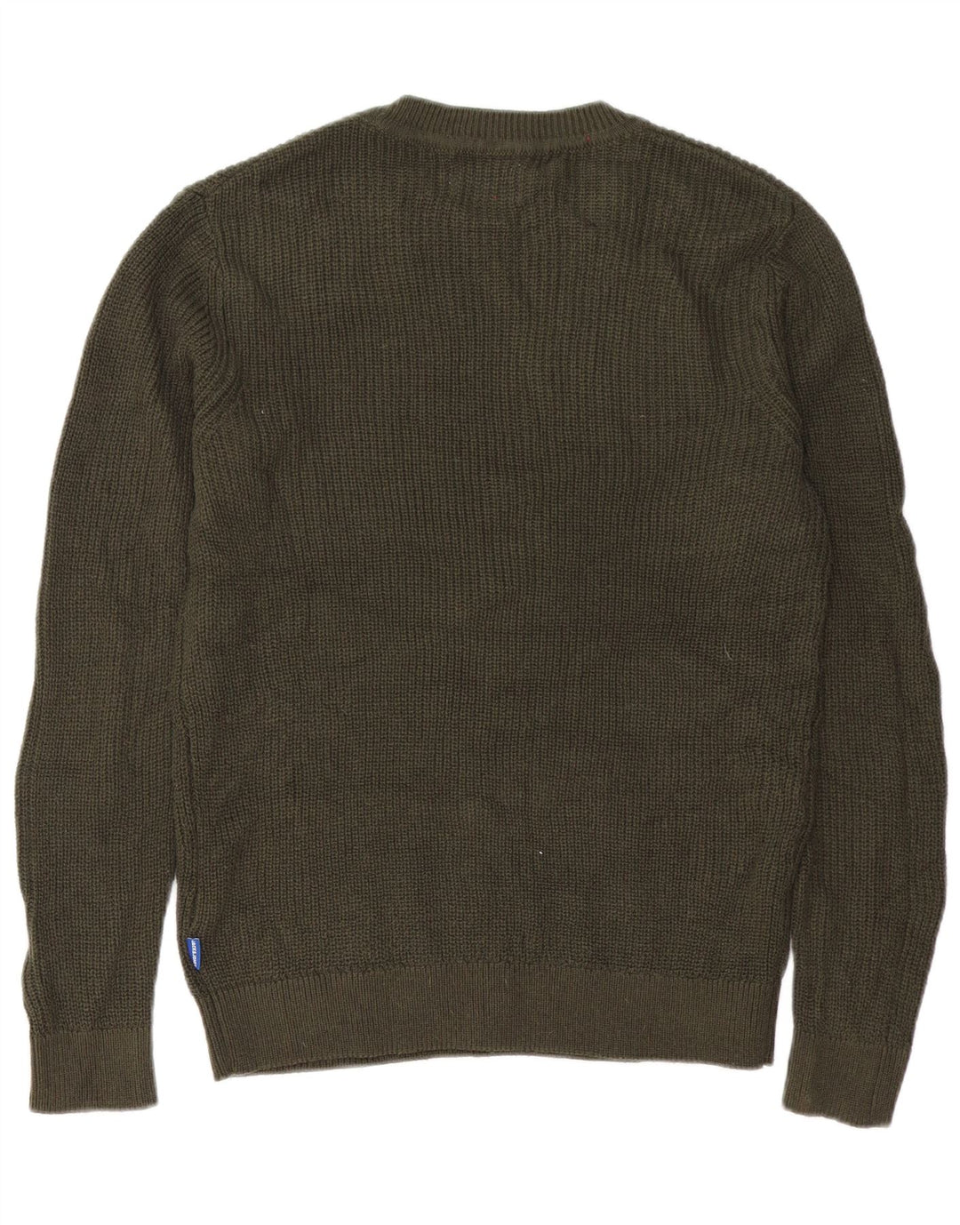 Męski sweter z okrągłym dekoltem Jack & Jones, średni zielony akryl
