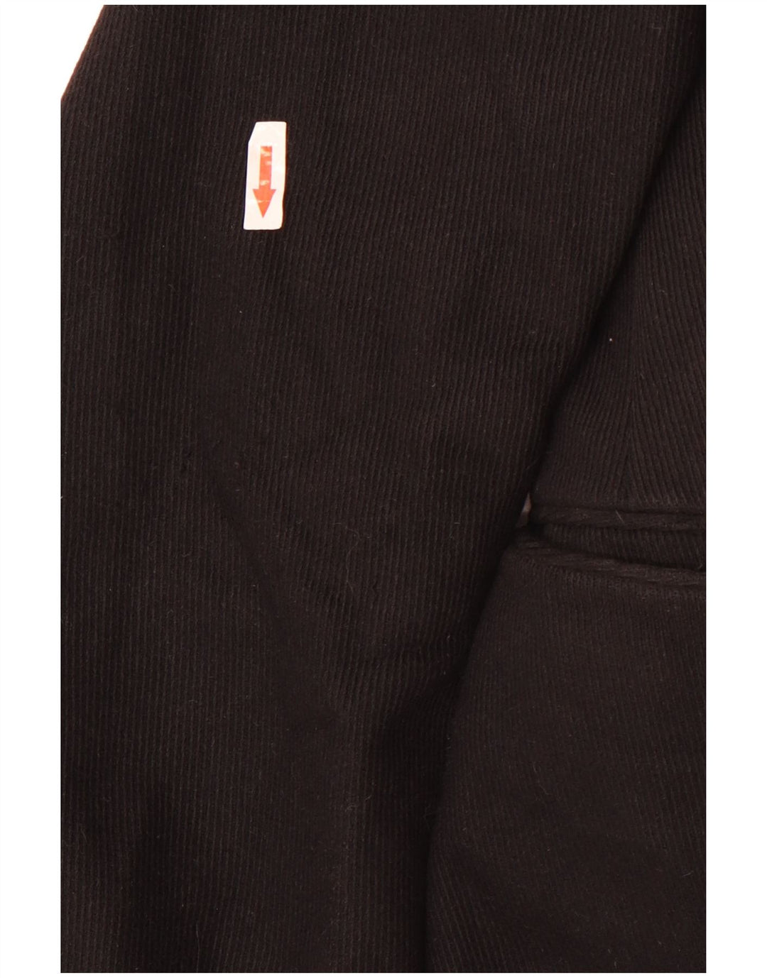 Męski sztruksowy płaszcz Fay UK 40, duży, czarny