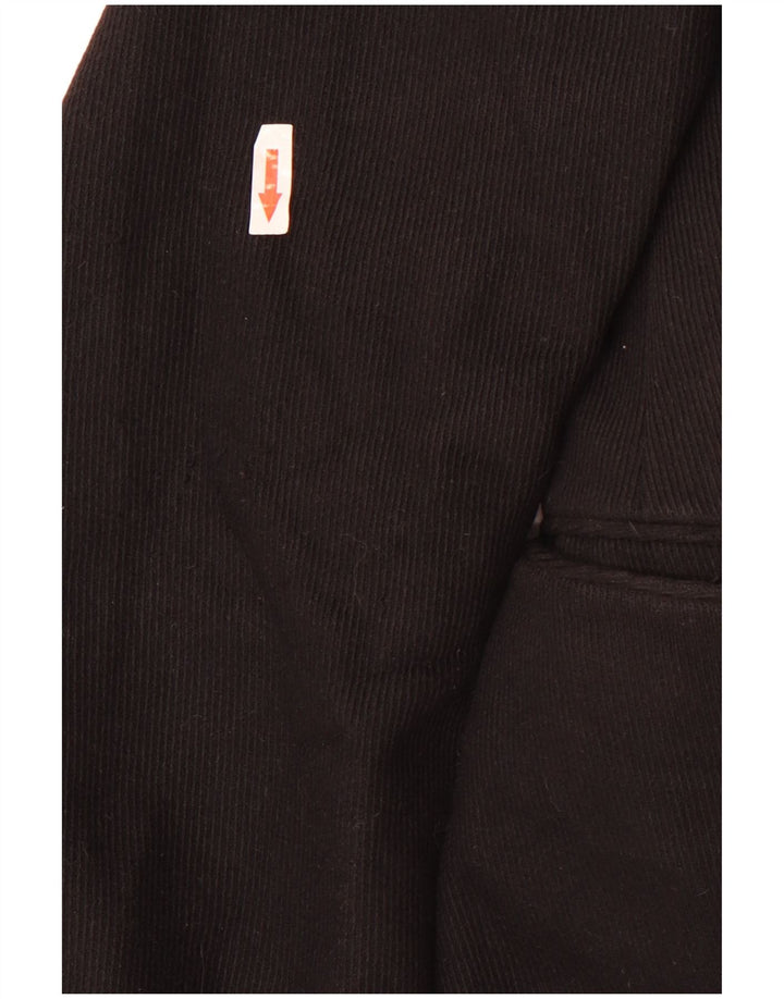 Męski sztruksowy płaszcz Fay UK 40, duży, czarny