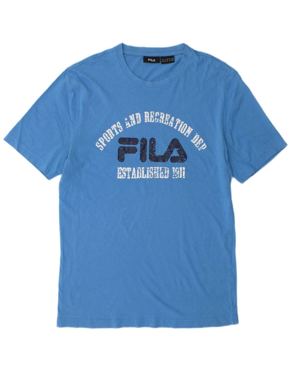 Męska koszulka z grafiką FILA Top Medium Blue