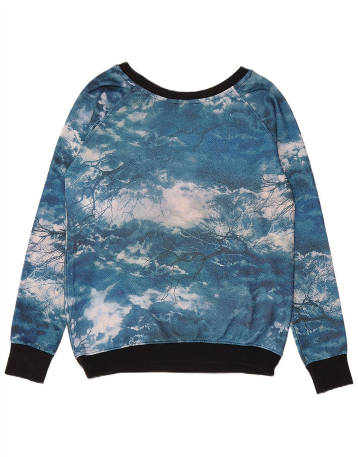 Damska bluza Adidas Graphic Jumper UK 14 Large Blue Tie Dye Polyester