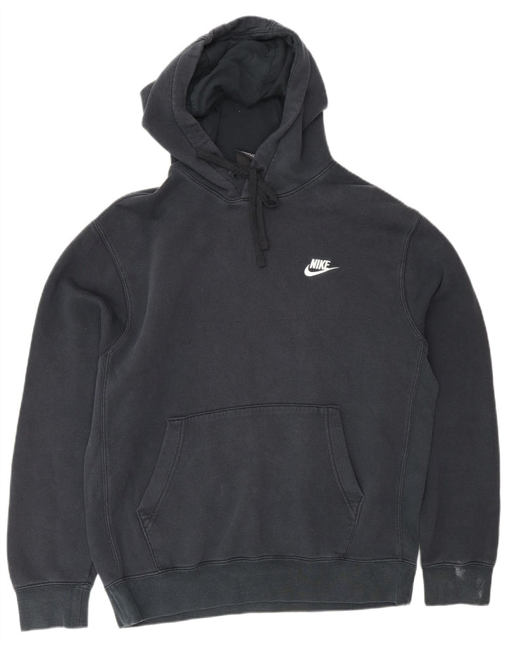 Męski sweter z kapturem Nike, średni granatowy, bawełniany