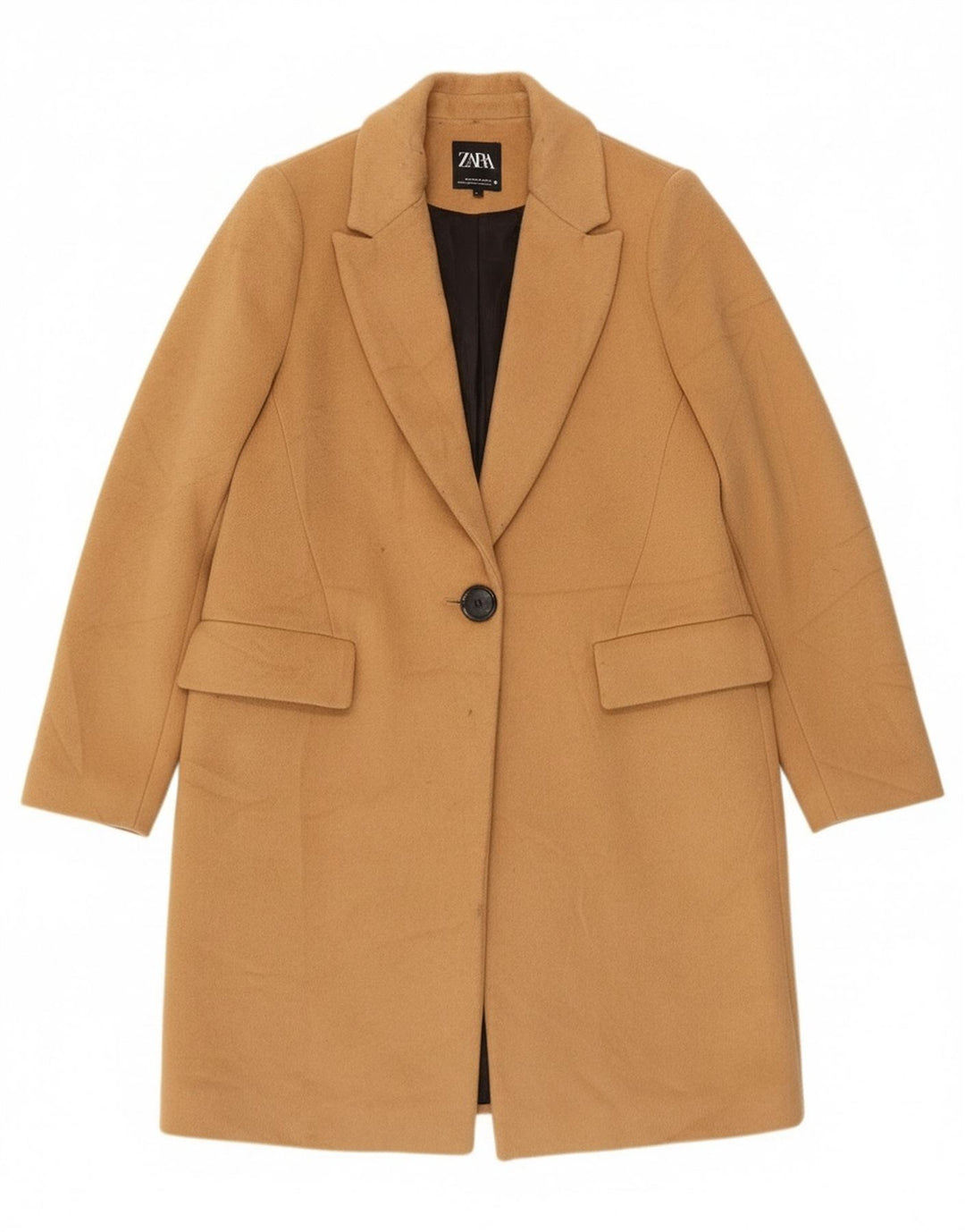 Płaszcz damski Zara UK 14 średni beż