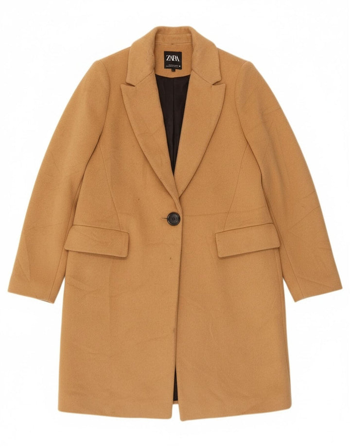 Płaszcz damski Zara UK 14 średni beż