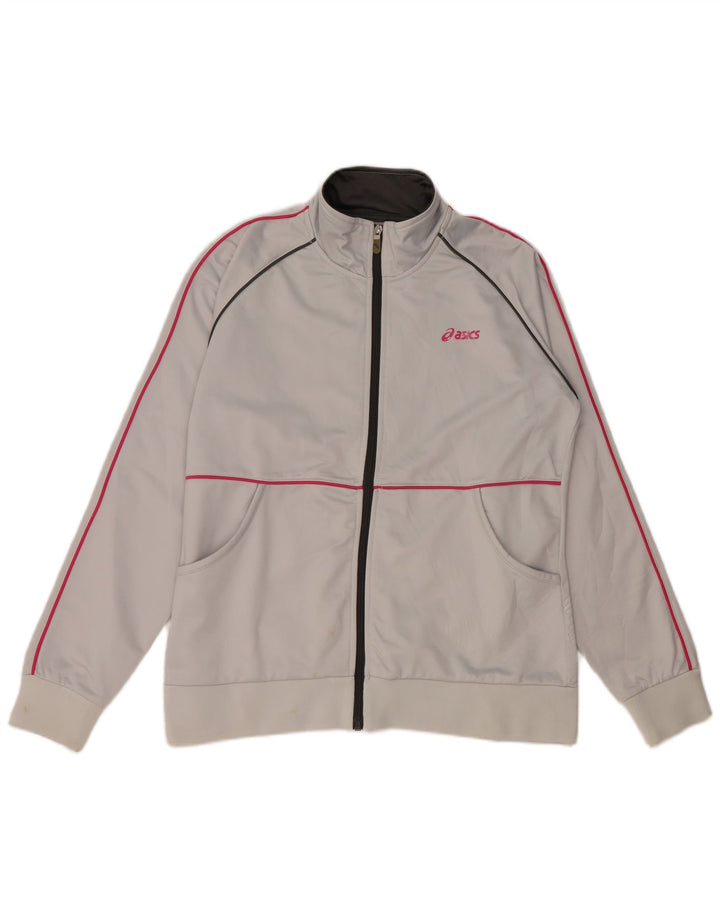 Damska kurtka dresowa Asics UK 18 XL, szary poliester