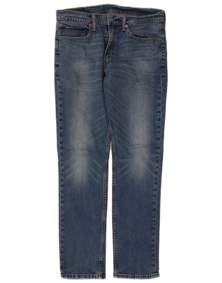 Męskie jeansy LEVI'S 511 Slim W34 L32 Niebieska bawełna