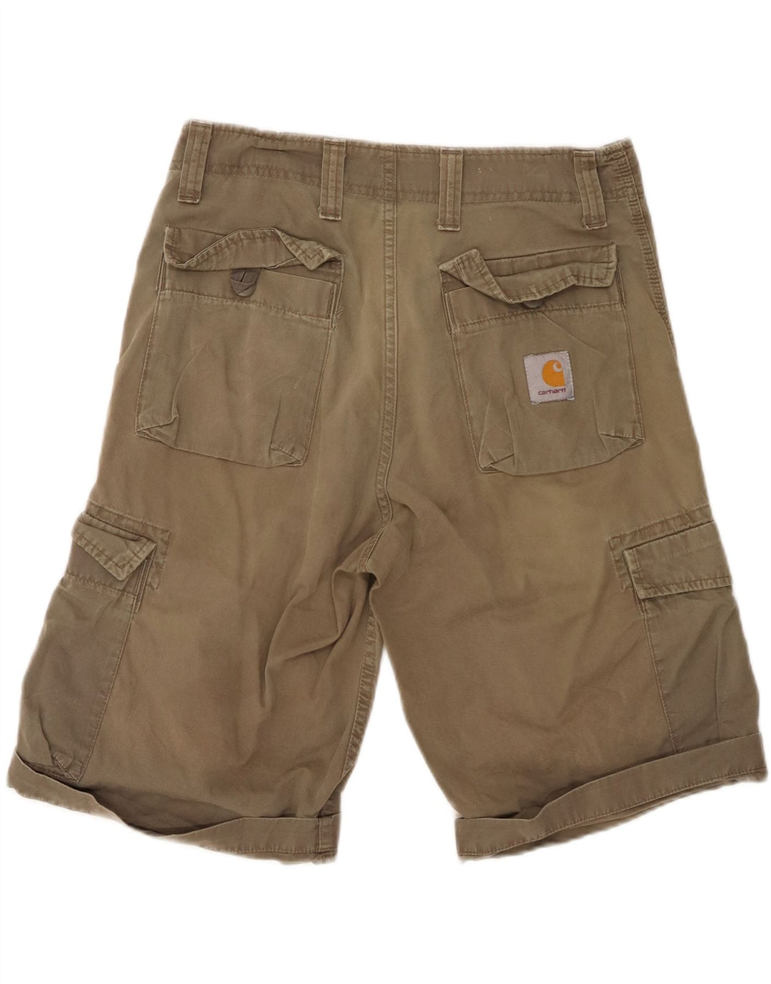 Męskie spodenki cargo CARHARTT W30, średnia bawełna khaki