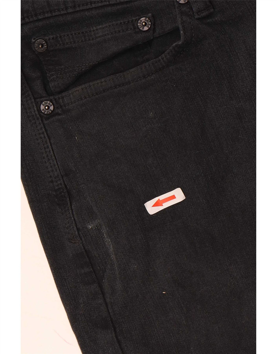 Marks & Spencer Damskie jeansy slim W32 L30 Czarne bawełniane
