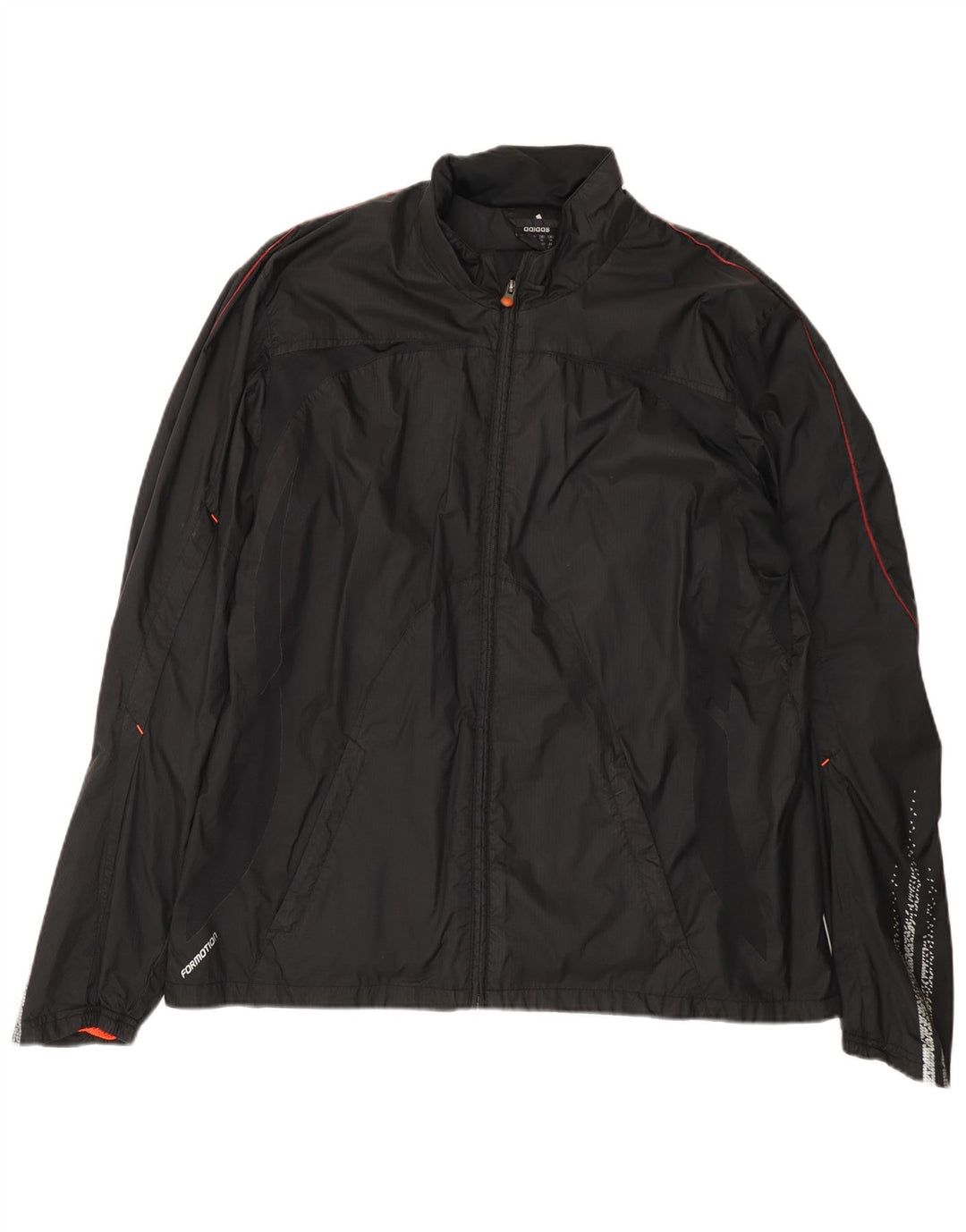 Adidas Męska kurtka przeciwdeszczowa Climacool UK 42 XL Czarny poliester