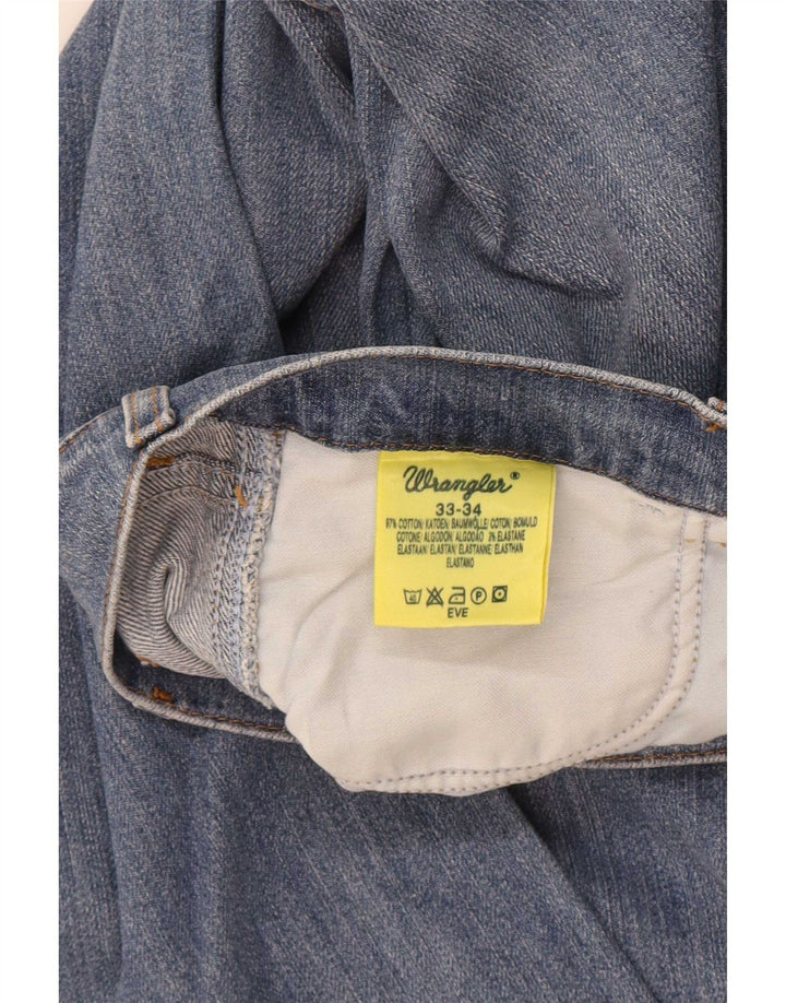 Jeansy damskie Wrangler Eve Bootcut W33 L34 Niebieskie bawełniane