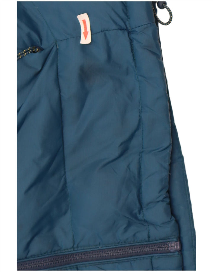 Męska wyściełana kurtka z kapturem i kapturem Mountain Warehouse UK 36 Small Blue Colorblock