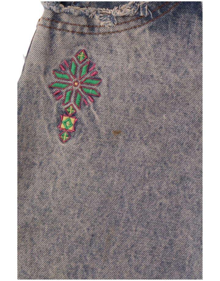 Damska spódnica jeansowa Casucci IT 46 Large W30 Niebieska bawełna