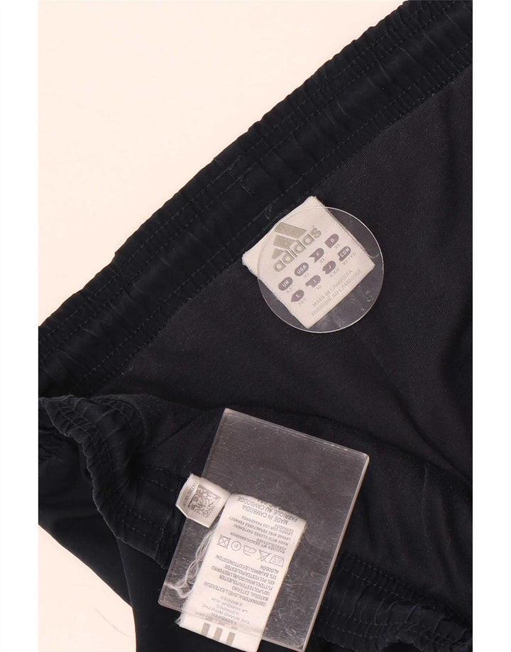 Męskie spodnie wiatrówkowe Adidas 2XL granatowe, poliestrowe