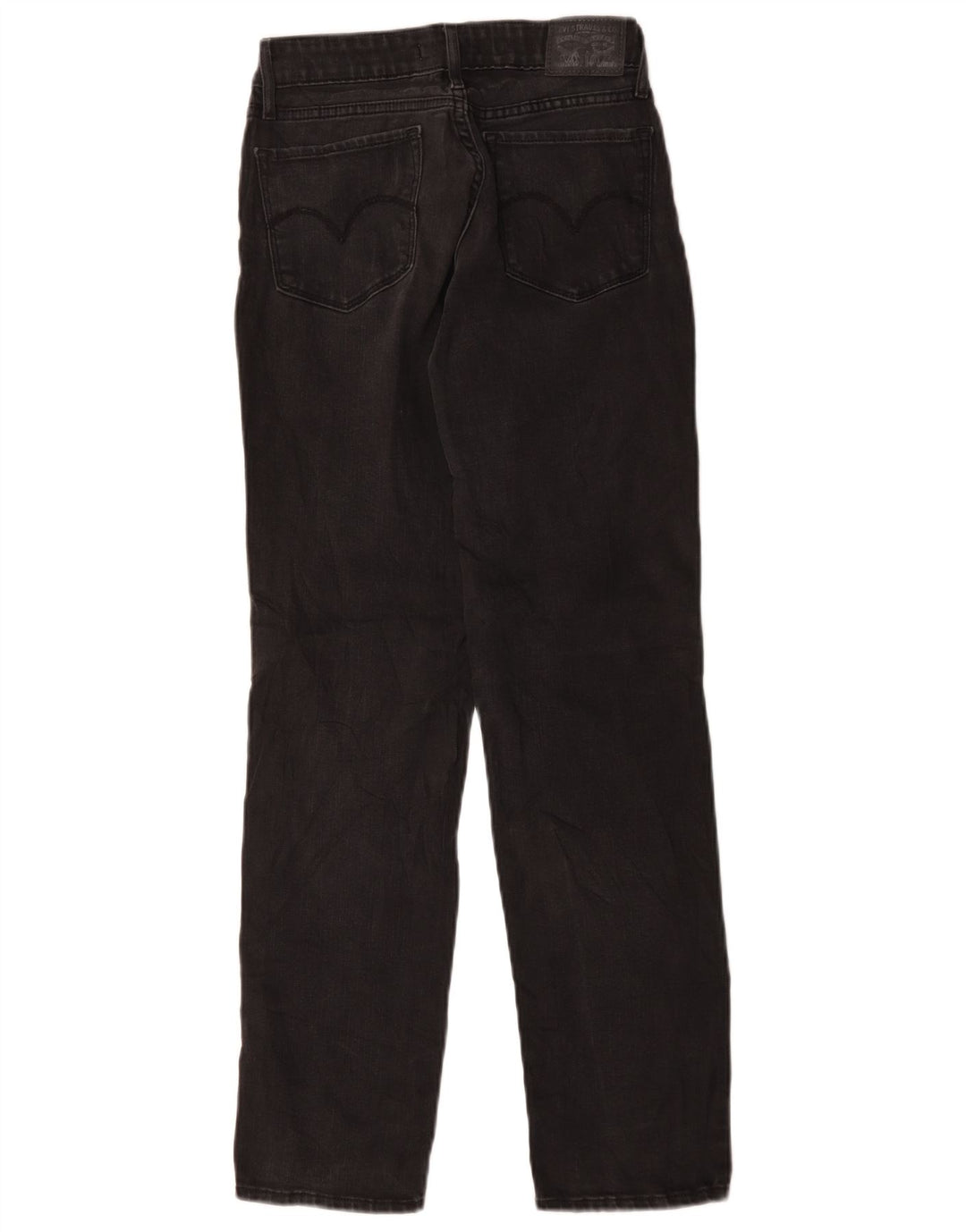 Damskie jeansy Levi's 712 Slim W26 L29 Czarna bawełna