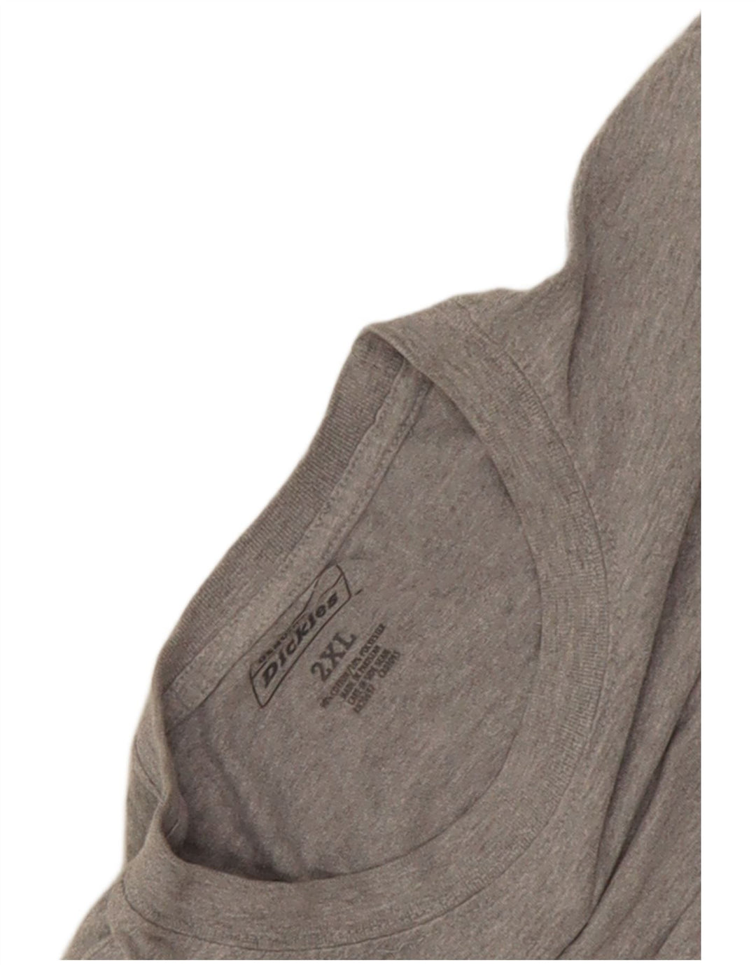Męski top Dickies z długim rękawem 2XL, szara, nakrapiana bawełna