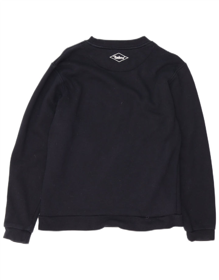 Męska bluza z grafiką UMBRO, mała, czarna, bawełniana