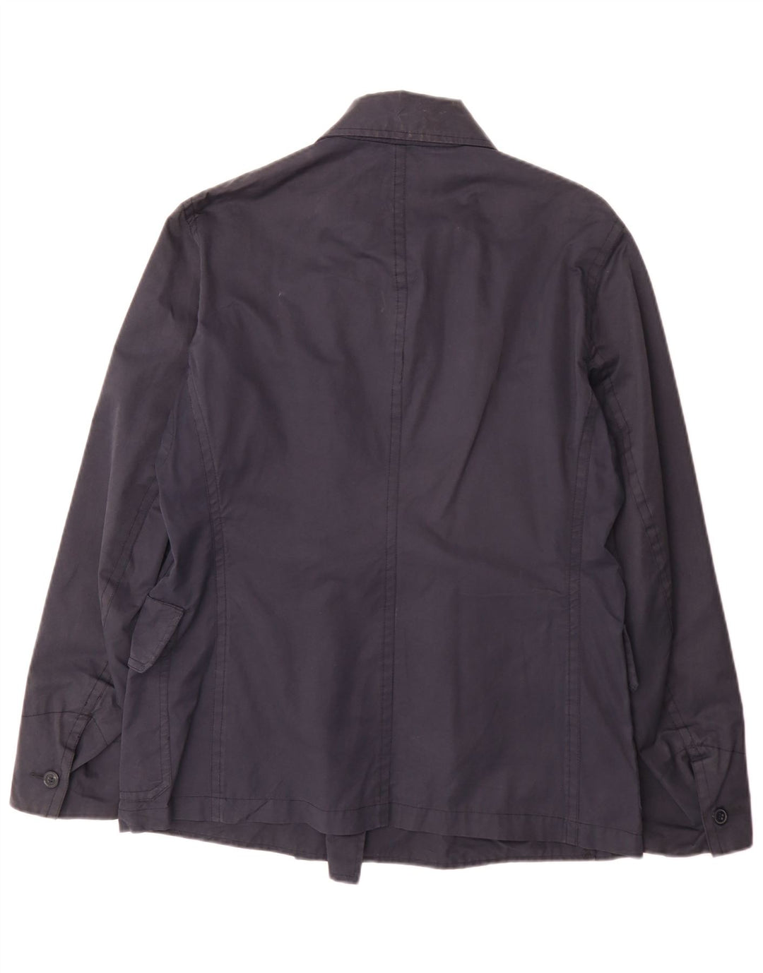 Trencz damski Woolrich UK 18 XL, granatowy, bawełniany