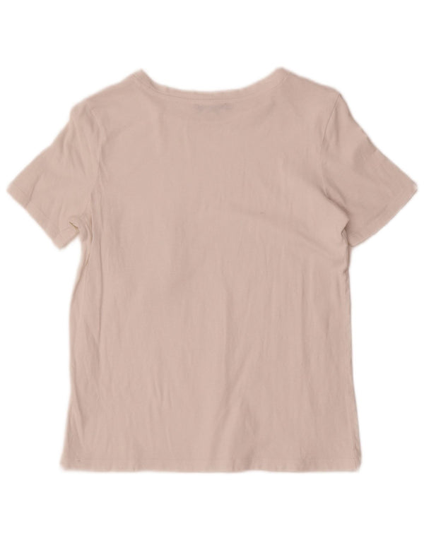 T-shirt damski Zara Top UK 10, mały, biały