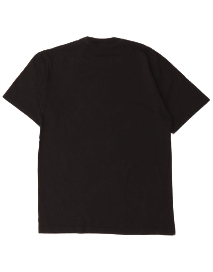Męski T-shirt z grafiką Nike, mały, czarny, bawełniany