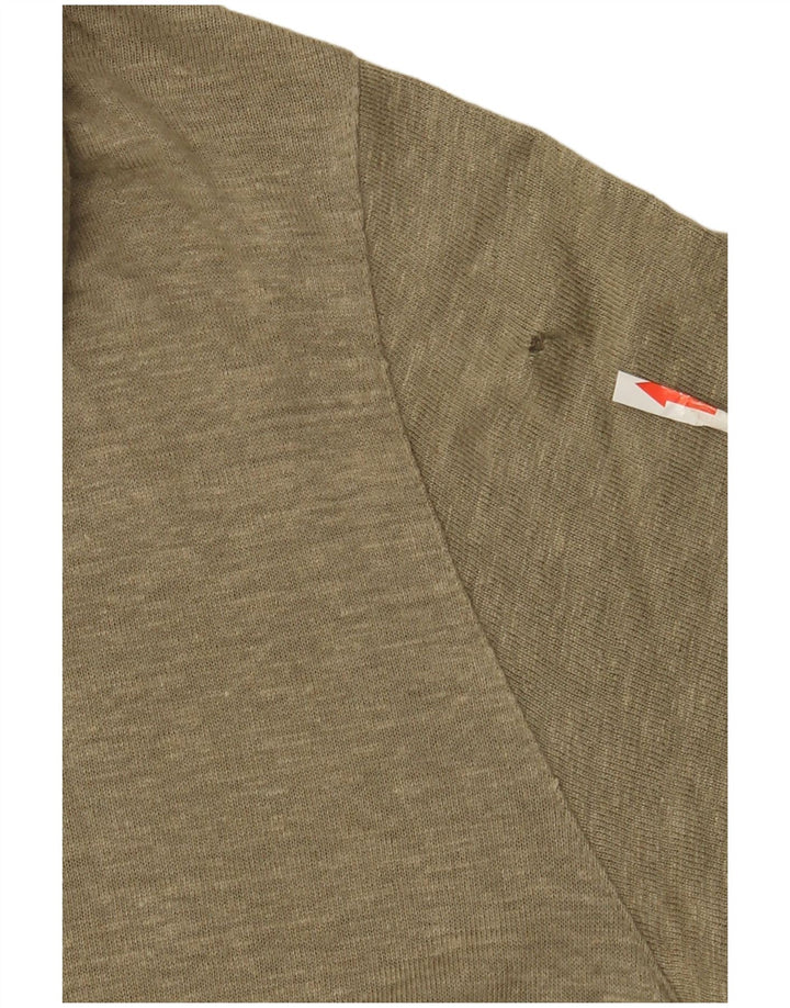 Męska koszulka polo Ted Baker, rozmiar 4, duża, lniana khaki