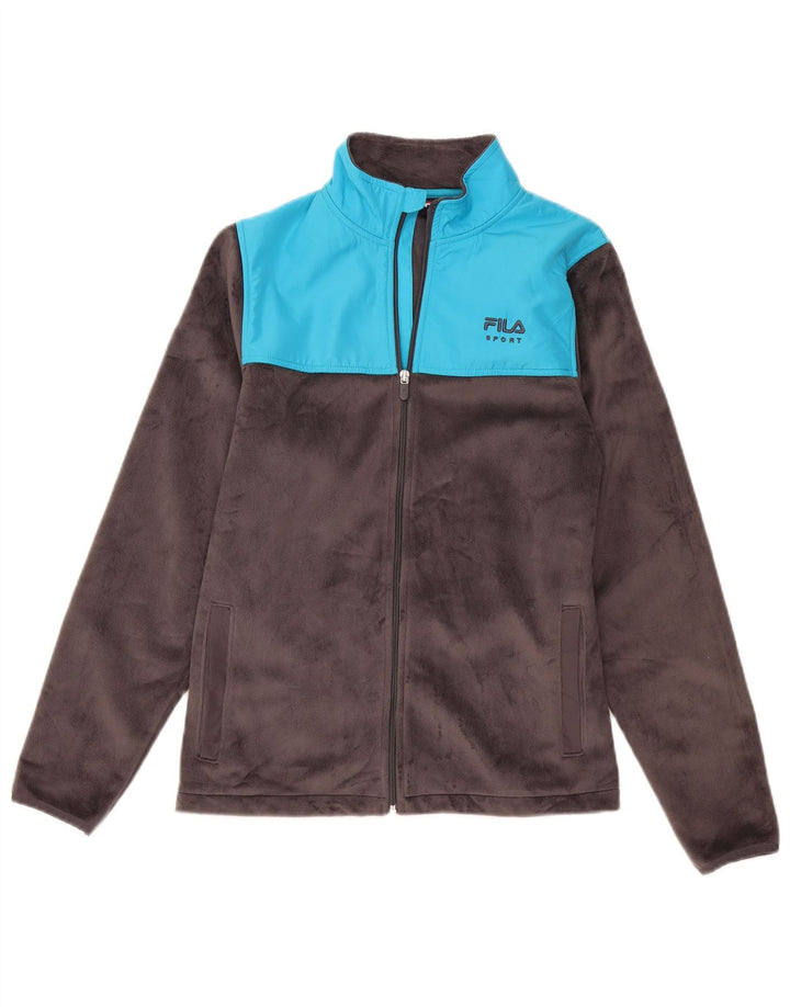 Damska kurtka polarowa FILA UK 14, poliester w kolorze średnioszarym