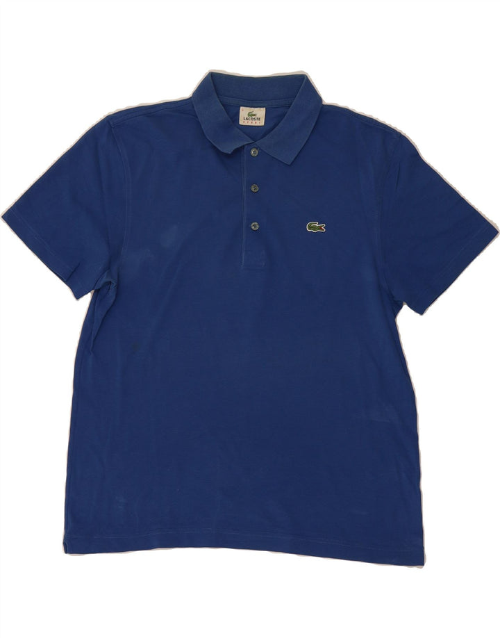 LACOSTE Mens Polo Shirt Size 5 Large Blue Cotton Vintage Lacoste and Second-Hand Lacoste from Messina Hembry 