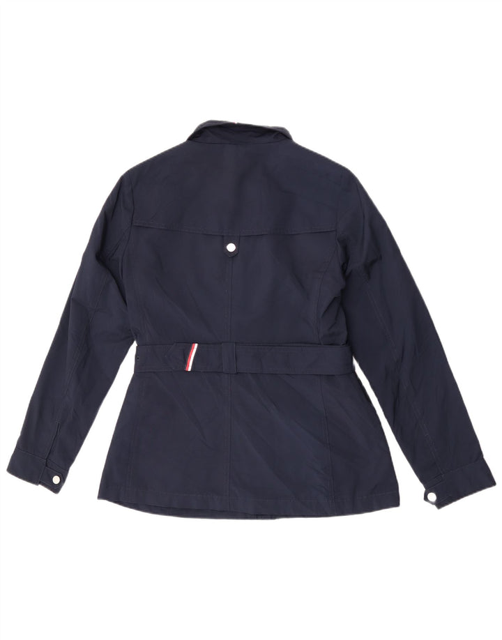 Damska kurtka użytkowa Tommy Hilfiger UK 10, mała, granatowa, poliestrowa