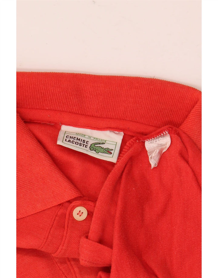 Męska koszulka polo Lacoste, mała, czerwona, bawełniana