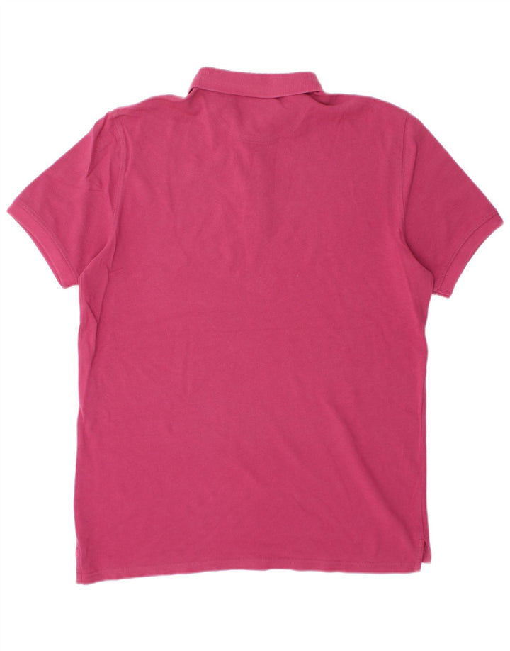 Męska koszulka polo Massimo Dutti, duża, różowa