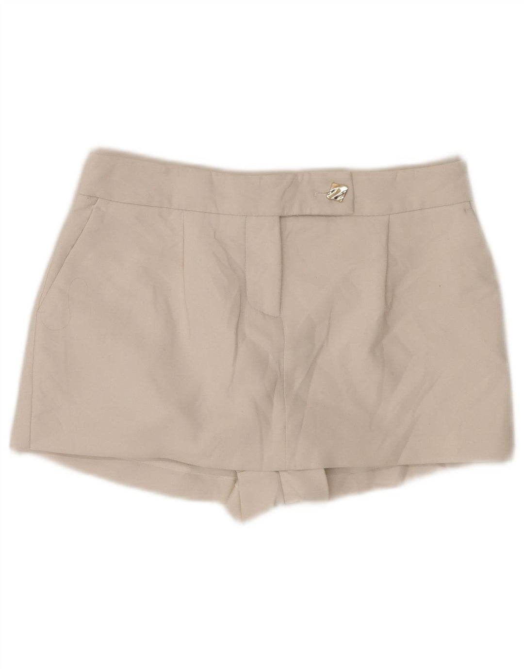 Skort damski Zara UK 6 XS W30 Biała wiskoza