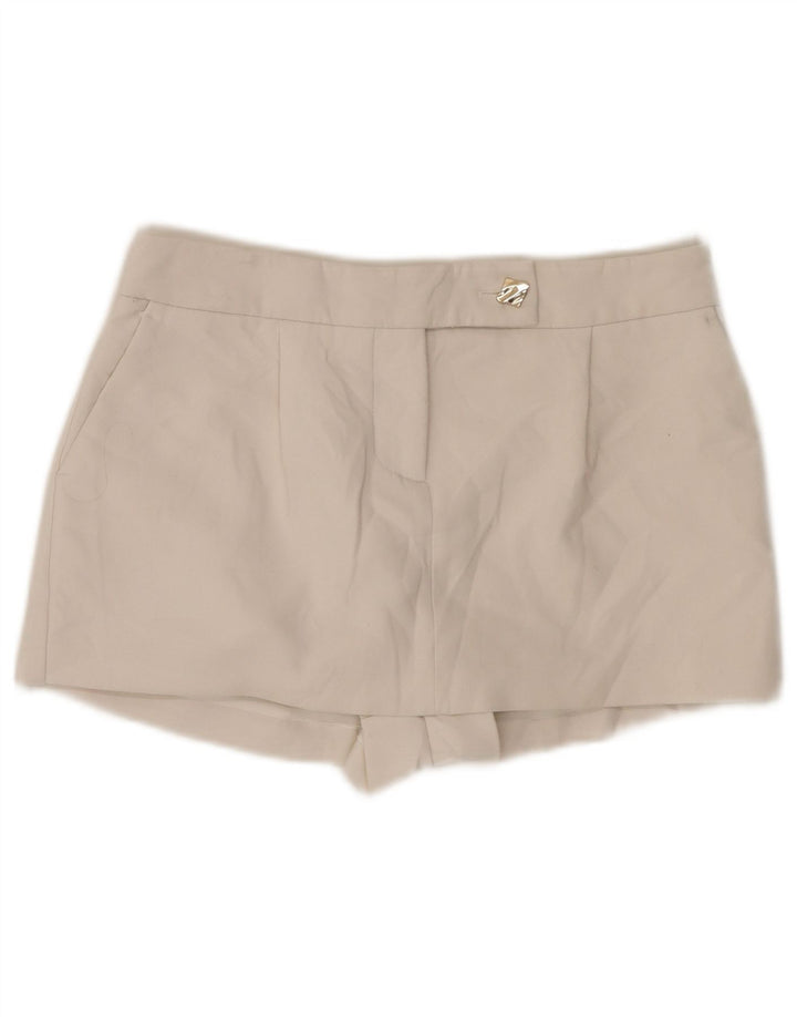 Skort damski Zara UK 6 XS W30 Biała wiskoza