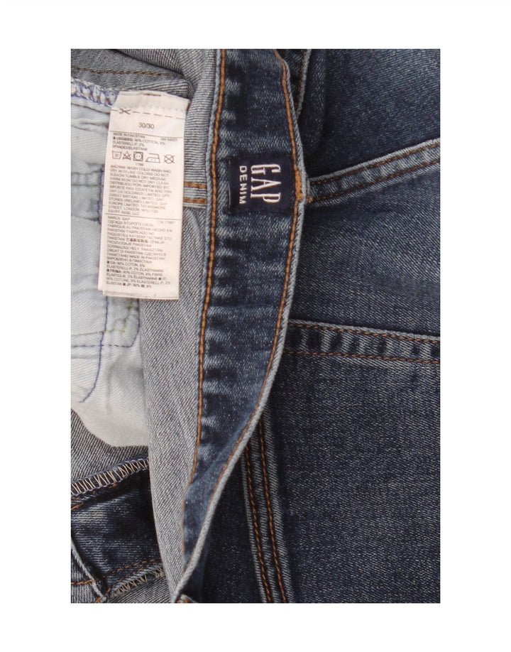 Męskie jeansy Gap Slim W30 L30 Granatowe, bawełniane