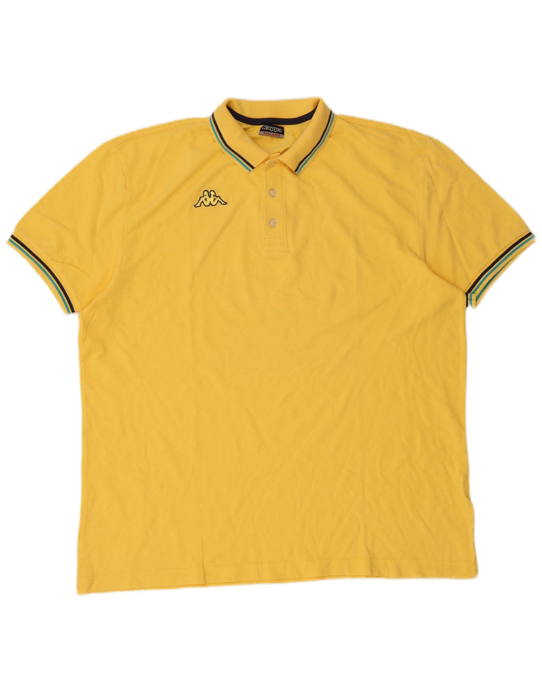 Męska koszulka polo Kappa 3XL w kolorze żółtym