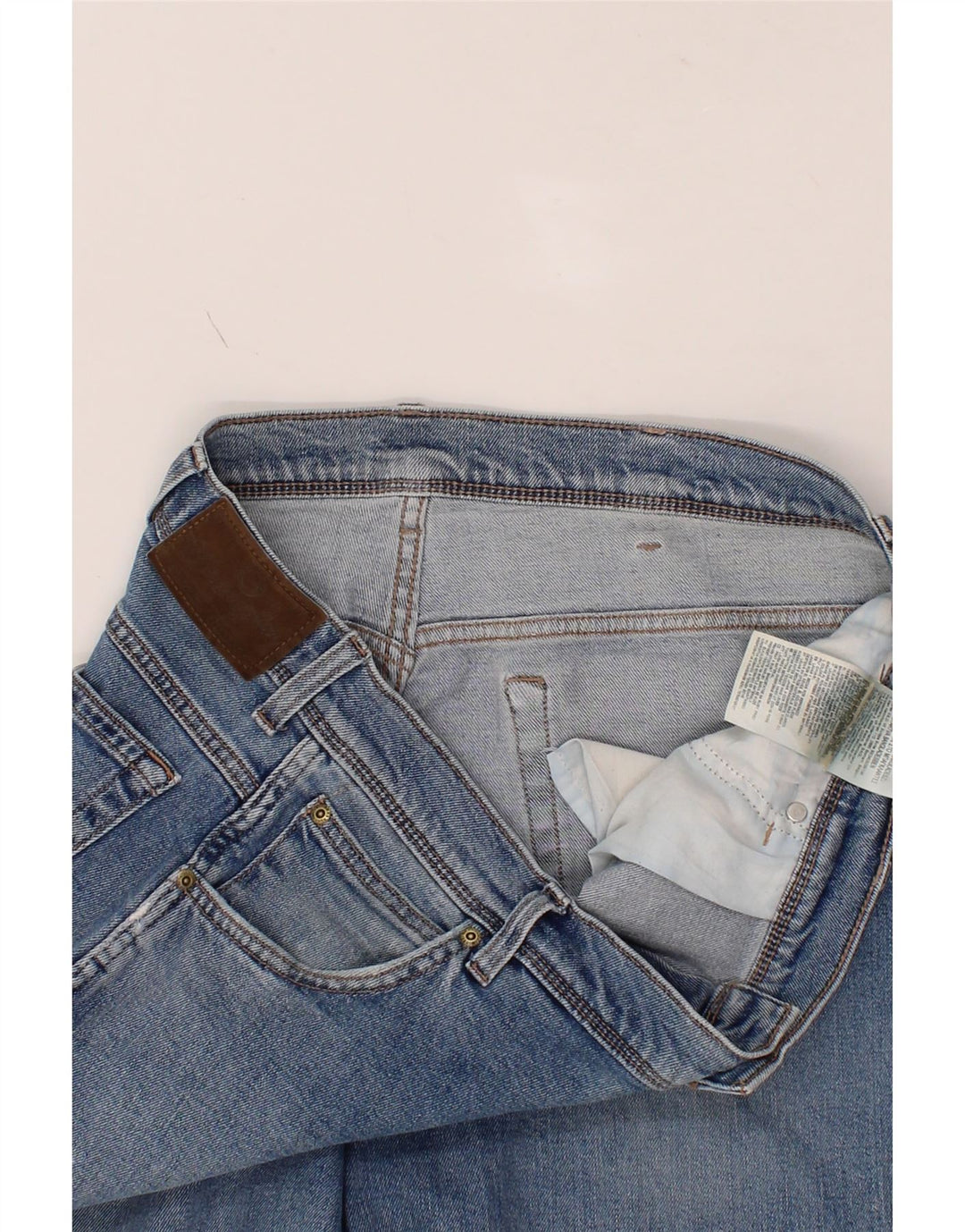 WRANGLER Mens Straight Jeans W38 L28 Blue Cotton Vintage Wrangler and Second-Hand Wrangler from Messina Hembry 