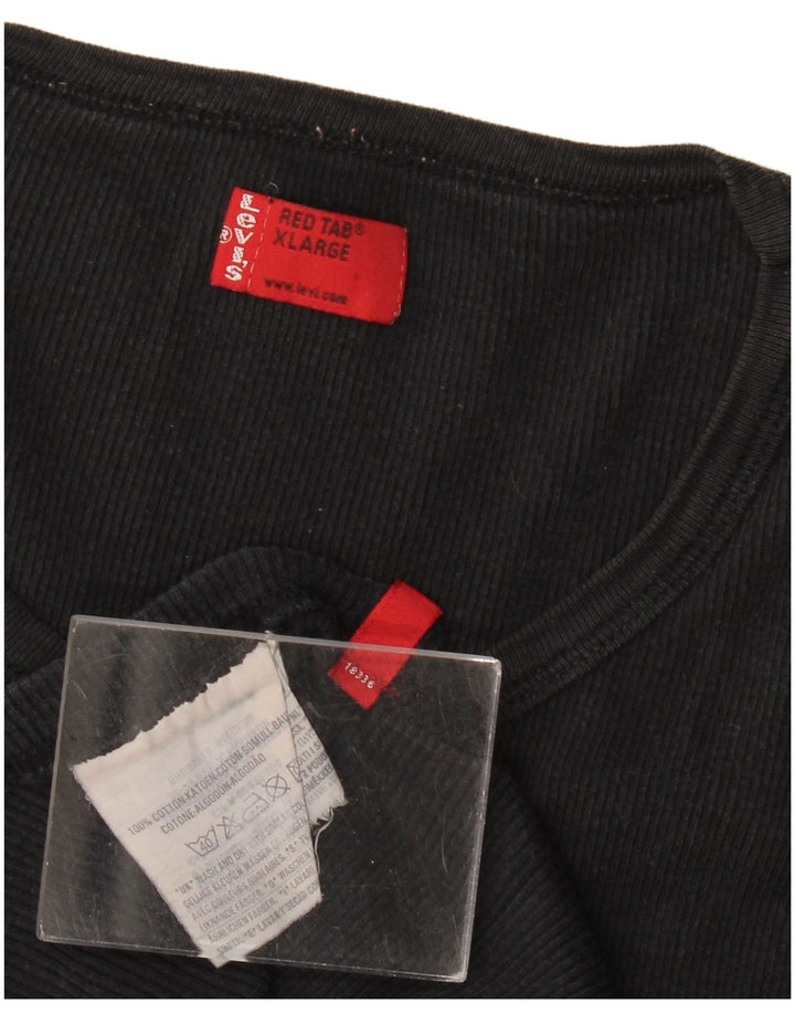 Damska kamizelka Levi's Top UK 18 XL, czarna bawełna