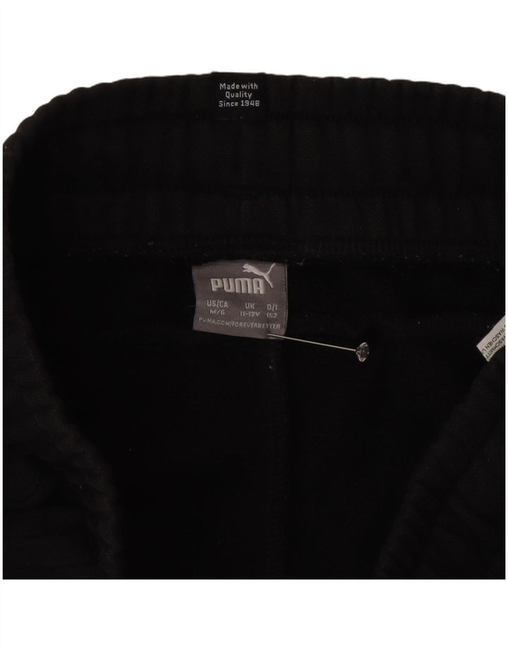 Chłopięce spodnie dresowe Puma Joggers 11-12 lat, czarna bawełna