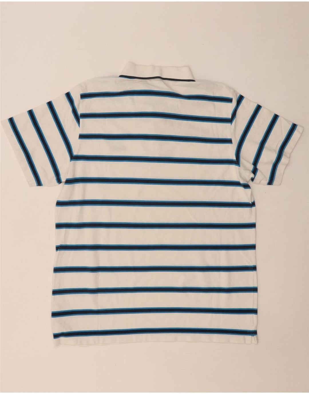 Męska koszulka polo REEBOK XL, bawełniana w białe paski