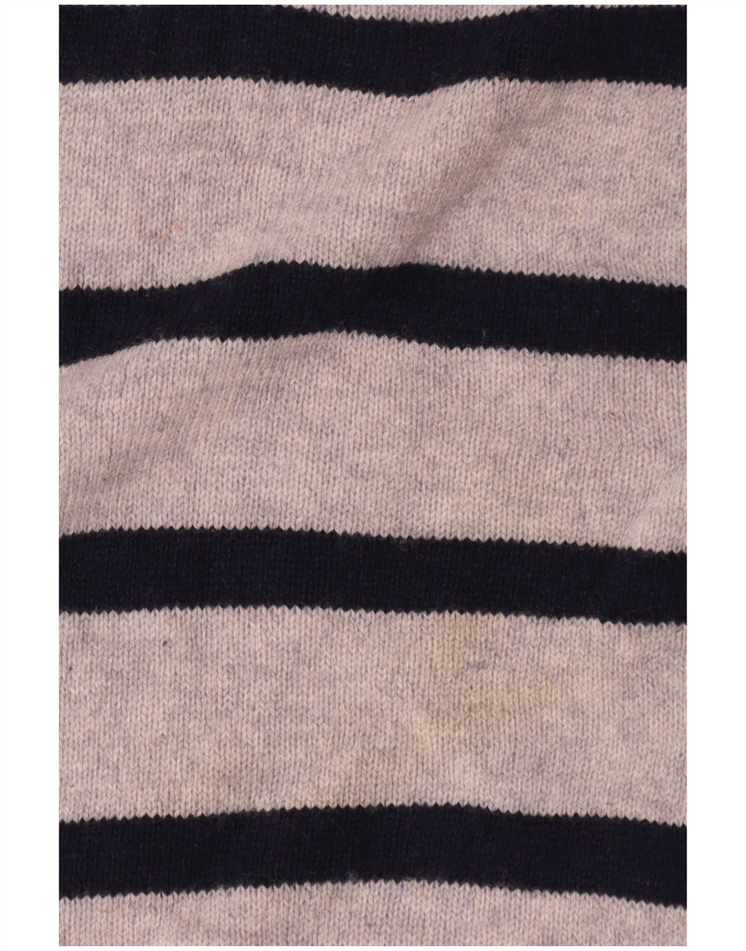 Marks & Spencer Damski sweter z okrągłym dekoltem, UK 16, duże, szare paski