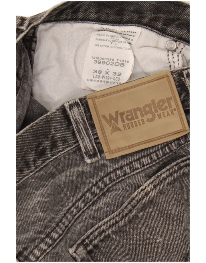 Męskie spodenki jeansowe WRANGLER W38 XL, szara bawełna
