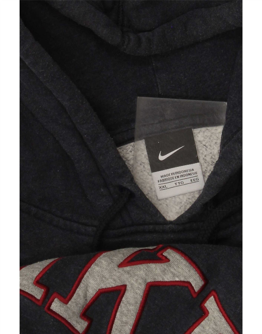 Męski sweter z kapturem Nike Graphic 2XL granatowy