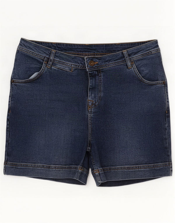 Damskie spodenki jeansowe Weird Fish UK 14, duże, W34, niebieskie, bawełniane