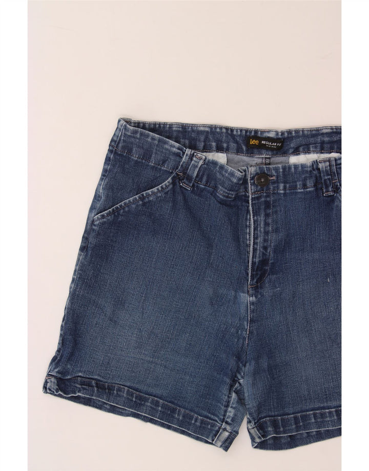 LEE Womens Regular Fit Mid Rise Denim Shorts W36 XL Navy Blue Vintage Lee and Second-Hand Lee from Messina Hembry 