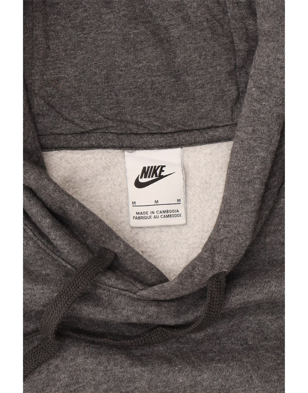 NIKE Mens Hoodie Jumper Medium Grey Cotton Vintage Nike and Second-Hand Nike from Messina Hembry 