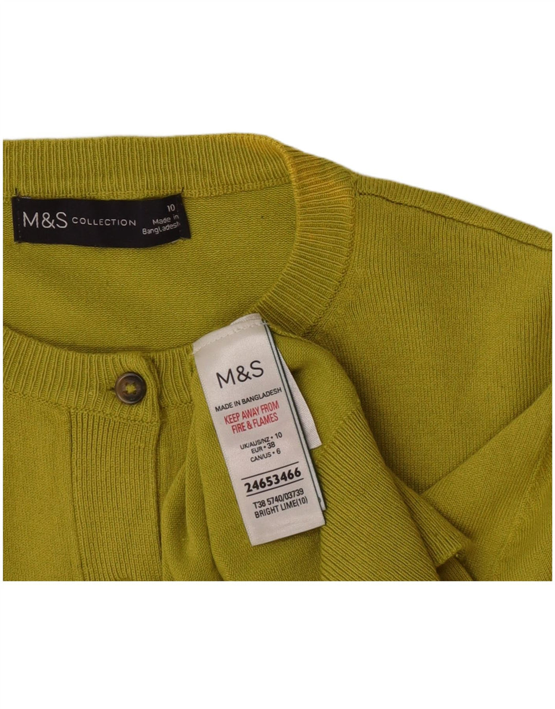 Sweter damski Marks & Spencer UK 10 Small, zielony, wiskoza
