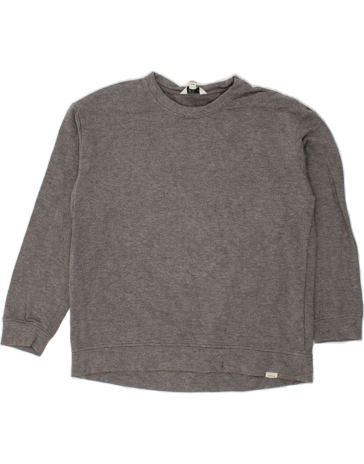 ORVIS Womens Sweatshirt Jumper UK 10 Small Grey Polyester Vintage Orvis and Second-Hand Orvis from Messina Hembry 