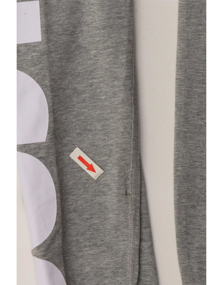 Damskie legginsy Nike Graphic UK 10, małe, szare, bawełniane