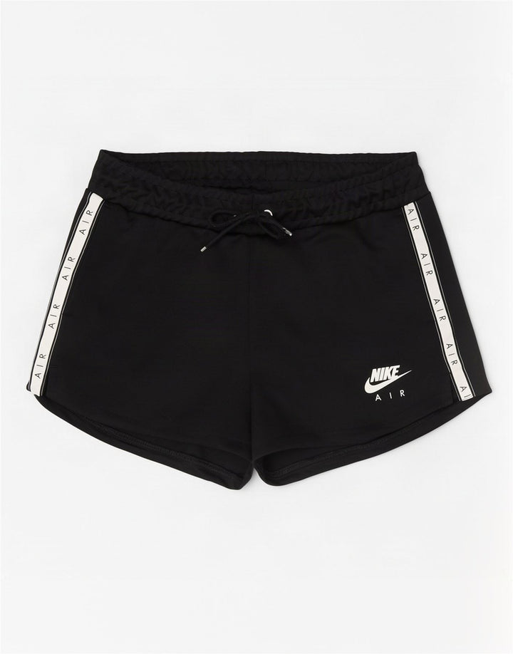 Damskie spodenki sportowe Nike Graphic UK 12, poliester w kolorze średniej czerni