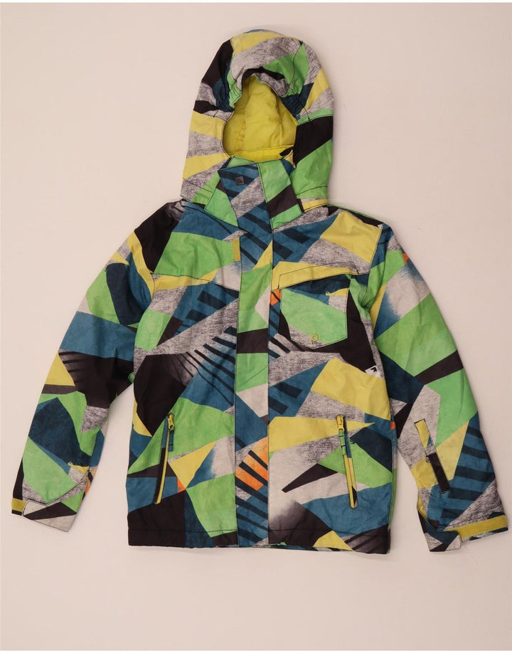 Chłopięca kurtka wiatrówka Quiksilver 11-12 lat, wielobarwna, geometryczna